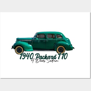 1940 Packard 110 4 Door Sedan Posters and Art